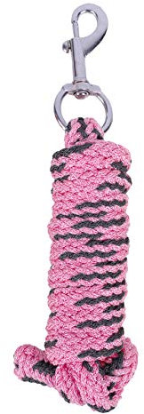 ARBO-INOX® - Anbindestrick - 2m - mit Karabiner - 12 Farben (Flamingo pink)