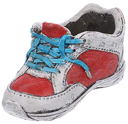 Cabilock Keramik Blumentopf Sukkulenten Topf Schuh Form Blumenvase Orchideen Übertopf Kaktus Pflanztopf Kleine Mini Pflanzgefäß für Garten Balkon Büro Deko Wohnzimmer Tischdeko Skulptur