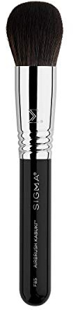 Sigma Beauty F85 Airbrush Kabuki Makeup Brush - Seamless Perfection - Dome Shaped Round Kabuki Brush for Flawless Foundation, Blush and Contour - Vegan, Hypoallergenic, Synthetic Makeup Brush