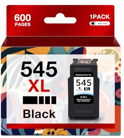 PG-545XL Sostituzione per Canon 545 XL PG 545 PG-545 Cartucce d'inchiostro per Canon Pixma MX495 MX490 iP2850 iP2840 MG2450 MG2455 MG2550 MG2950 MG2550S MG2555 MG2555S (1 Nero)