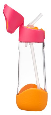 b.box Tritan Trink- und Wasserflasche, leicht zu greifende Flasche und auslaufsicherer Deckel, cooles, modernes, kinderfreundliches Design, ideal für After-Sippy-Becher, 600 ml/20