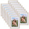 Vasemouh Set de 15 Marcos de Fotos,Marco de Foto sin Cartón 15x20cm,con Cartón 13x18cm, se Pueden Colocar en La Pared o en La Mesa(Beige).