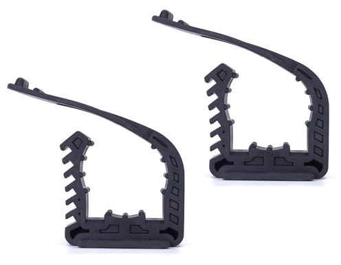 FITRUB Professional Support de Montage en Caoutchouc 60-87 mm 2pcs. Collier de Serrage pour câbles, Outils, Tout-Terrain, domestiques et Militaires. Organisateur d'accessoires de Garage.