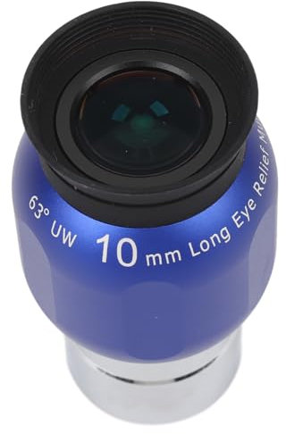 Ocular Telescópico de 10MM y 1,25 Pulgadas, Gran Angular, Aleación de Aluminio, Recubierto de Alta Definición para Observación Astronómica