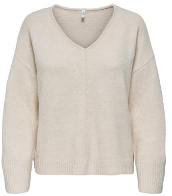 ONLY Onlwhitney LS V-Neck Knt Onlwhitney LS V-Neck Knt Mujer (Pack de 1) | Jersey de punto