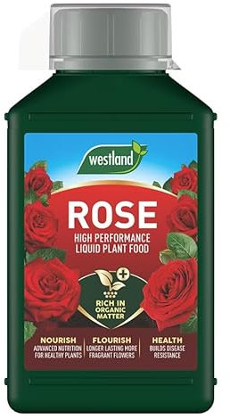 Westland Rose High Performance Liquid Plant Food 1L – Easy to Use Boosts Flowering, Promotes Healthy Growth & Strong Roots, Ideal Fertilizer for Roses & Flowering Plants