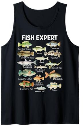 Herren Fish Expert Graphic Herren Kleinkind Jungen Angelbekleidung Kinder Tank Top