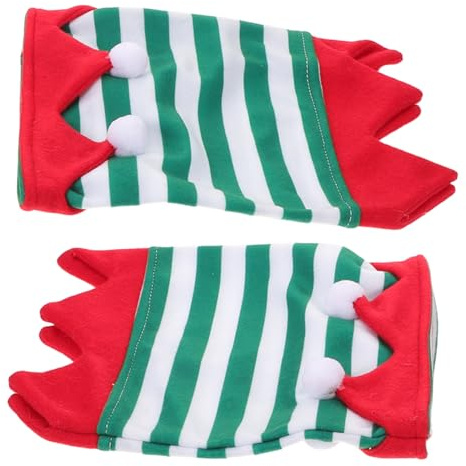 TOYANDONA 2 Polainas Para Caballos Fundas Protectoras Para Patas De Caballo Vendajes Navideños Para Patas De Disfraz Navideño Para Polainas Para Vendajes Para