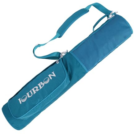 TOURBON Borsa da golf in nylon leggera per la conservazione delle mazze da golf, con tasche, per uomo e donna, con tracolla regolabile