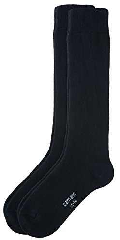 Camano Kinder Kniestrümpfe Ca-Soft 6er Pack, Größe:35-38;Farbe:Black (05)