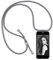 YuhooTech Handykette Hülle für iPhone 5 / 5S / SE(2016)- 4,0 Display, Smartphone Necklace Hülle mit Band - Handyhülle mit Kordel Umhängenband - Schnur mit Case zum umhängen in Grau