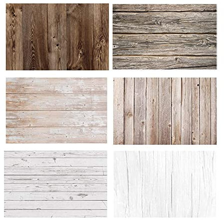 Mat fotografi bakgrund set 3 st 34 x 22 tum/56 x 86 cm platt liggande fotosession bakgrund dubbelsidig för foto studio produkt smycken bordsskiva blogger bilder rekvisita, 6 mönster