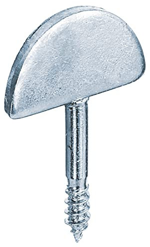 Alberts 308452 Anschlag für Fensterladen | galvanisch blau verzinkt | gerade | 21 x 34 mm