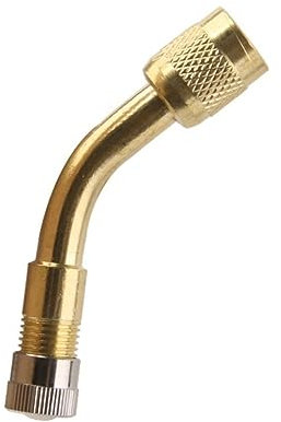 GETAJGHSD 135grad Reifenadapter Für Ventil Auto-motorrad-einrad-reifenschaftverlängerung Metallstange Goldfarben