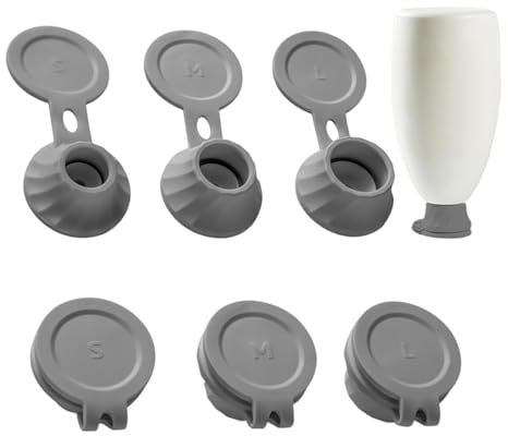 Demsyeq Shampoo Bottle Cap | Stand Inverted Bottle Cap Bottle Emptying Lid | Bottle Lid Replacement Multipurpose Shampoo Dispenser Lid for Shampoo Condiments