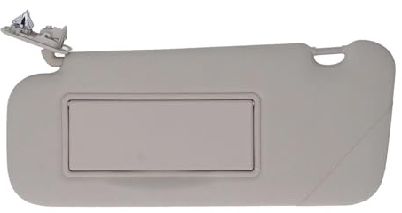 WEFOLCC Parasol interior para Peugeot 308 2011 – 2016 408 2010 – 2014, 1 unidad, gris interior parasol delantero escudo prevención visera parasol (izquierda)