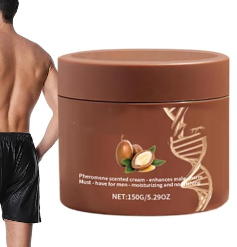 Men's Scented Body Butter,Moisturizer Body,Gentle Repair Moisturizer,Bedtime Travel Massage Winter Summer Use, 150g