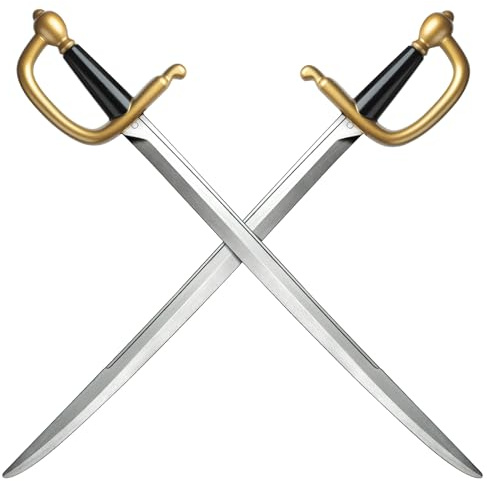 Spinosaurus 31 2pcs Pirate Sword Kids,Adult Long Pirate Larp Sword Pirate Costume Accessories for Halloween Prop