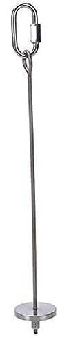 Keersi Bird Fruit Holder Stainless Steel Vegetable Skewer Hanging Food Feed Tool Toy for Parrot Budgie Parakeet Cockatiel Conure Lovebird Finch Canary Hamster Rat Gerbil Cage (S)