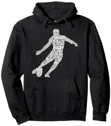 Rugby Niños Niños Hombres Sudadera con Capucha