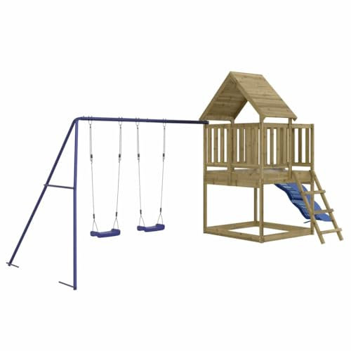 vidaXL Outdoor Spielset Imprägniertes Holz Kiefer