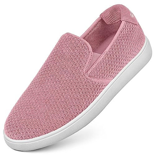 GIESSWEIN Wood Slip On Sneakers Damen Bootsschuhe - Bequeme Slipper - Ballerinas Damen sportlich - Stoffschuhe Sommer - Stoff-Turnschuhe - Loafer