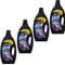 Pack de 4 LA SALUD Detergente Líquido para Ropa Negra 4L x4-240 Lavados | Protección del Color, Brillo Duradero y Cuidado Profundo para Prendas Oscuras | Ideal para Todo Tipo de Telas