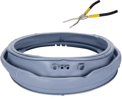 MDS65736915 WM3400CW/00 Washer Door Gasket Compatible With lg Washer Door Seal WM3600HWA/00 WM3700HWA/03 WM3700HWA/00 WM3500CW/00 WM3700HVA/00 Front Load Washer Door Seal Replaces 4964148,EAP12748962