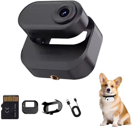 Mount Sports Camera 1080P Adjustable Motion Detection Double Power Supply Cycling Motorcycle Pet Charging Case