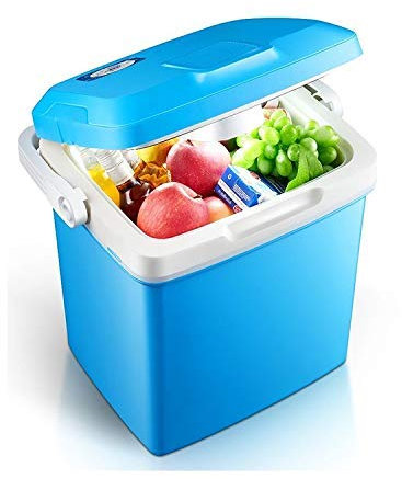 LEISURE DIRECT ® 32L LITRE THERMOELECTRIC CAMPING COOL BOX COOLER HOT/COLD 12V AND MAINS FRIDGE