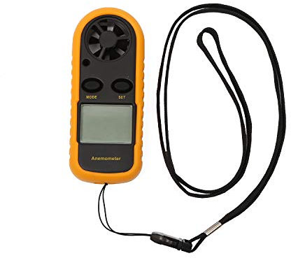 TOPWAY Digital Anemometer Handheld LCD Wind Speed Gauge and Temperature with Backlight for Sailing Surfing Gliding Fan Manufacturing