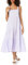 The Drop Britt Robe longue évasée à volants pour Femme, 3XL Grande taille, Violet Grisé