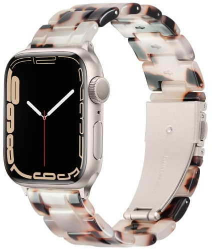 Vamyzji Kompatibel mit Apple Watch Armband 42mm(Serie 11 10) 41mm 40mm 38mm 44mm 45mm 46mm 49mm, Leichtes Harz Sport iWatch Armband Damen Herren für Apple Watch Series 11 10 SE 9 8 7 6 5 4 Ultra 3 2 1