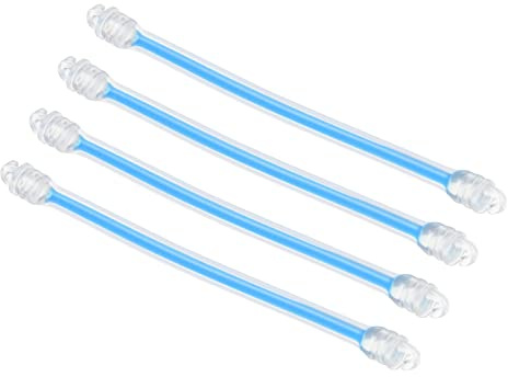 PATIKIL Tenis Vibración Amortiguadores, 4 Paquete Silicona Raqueta Amortiguadora Raqueta Cuerda Amortiguación, Azul