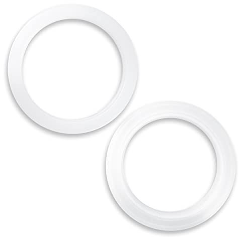 NEOUZA Junta de silicona para cabeza de grupo de cerveza de 51 mm, 2 juntas tóricas compatibles con Delonghi Dedica EC680/EC685, La Specialista EC9335M EC9355M EC9665M, Smeg ECF01