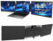 Azeyou Portable Monitor, 15.6 FHD+ 1080P HDR Display, Tri-Screen Monitor Screen Extender, Kompatibel mit 14-17.3 Laptop PC, Mac, Windows, Android System, USB/Typ-C, Black