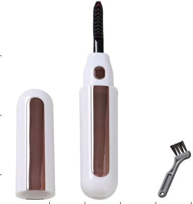 WIYETY Beheizter Wimpernzange Beheizbare Wimpernzange: Wiederaufladbare Elektrische Wimpernbürste mit 3 Temperaturmodi, Langlebiges Wimpernlifting-Kit für alle Wimpern (Weiß)