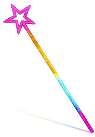 ZEYIYER Zauberstab für Kinder - Glitzer Prinzessin-Stab für Mädchen, Angel Fairy Fee Zauberstab für Weihnachten, Kostüm, Karneval, Mottoparty, Cosplay, Dekoration