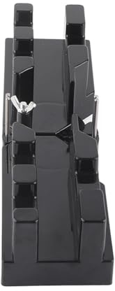 Herramienta de Corte de Medición de Inglete 2 en 1, Instrumento de Plantilla de Medición Negra ABS Resistente Al Desgaste de Alta Precisión para Faldas, Plomería, Carpintería y Más