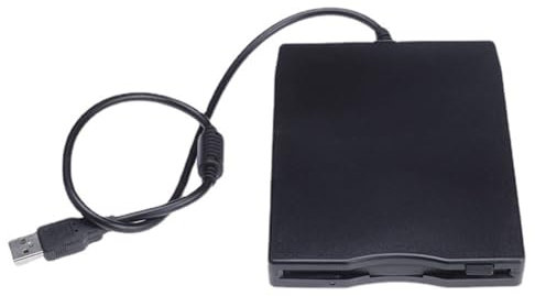 Qusedwey USB External Floppy Drive Mobile Floppy Drive Floppy Disk Drive 3.5 Inch 1.44M USB Computer Mobile Floppy Drive Plate