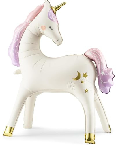 GGUFAY Palloncino unicorno, palloncino in alluminio XXL, palloncino unicorno, decorazione per compleanno bambini, regalo per bambina, palloncino di Natale