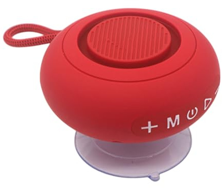 Altoparlante da doccia senza fili – Tazza impermeabile con per altoparlante doccia | Altoparlante portatile da bagno per viaggi, cucina, piscina, auto, lettore musicale forte all'aperto con