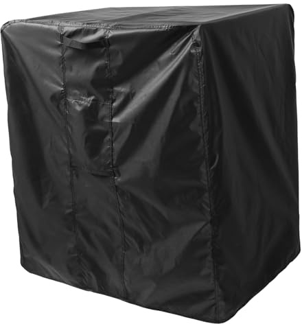 LOPUNER Funda para Aire Acondicionado Protección contra Lluvia y Polvo Resistente para Muebles de Jardín y Exteriores