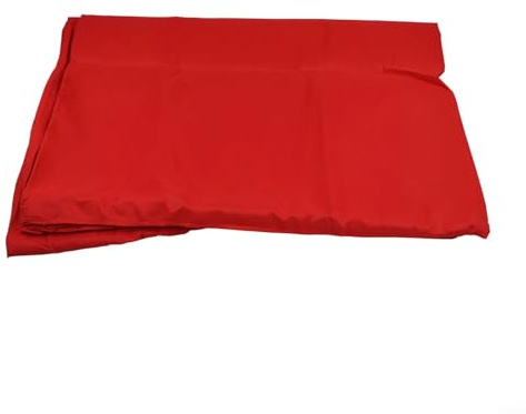 Yuanpgky Parasol de jardin rectangulaire en polyester 160 g/m² - 200 x 300 cm - Imperméable - Pour terrasse, étal de marché (sans cadre) - Rouge