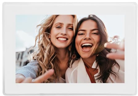 Xiuganpo Cornice Fotografica Digitale WiFi da 10,1 Pollici, Ottima compatibilità, Touch Screen LED da 32 GB per Condivisione Remota, Album Fotografico Elettronico per modalità Appunti di Viaggio
