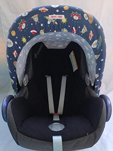MOON-BEBE Universal Verdeck für Maxi-Cosi Babyschale Gruppe 0+ als Sonnenschutz (BLAU)