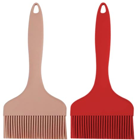 2 pezzi Extra Large Size Silicone Pastry Brush Silicone Pennello imbastitura in silicone, pennello pasticceria grande per barbecue per cucinare, pennello per Dolci Adatto per Cucinare, Grigliare