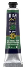 TITAN ARTS - HUILE EXTRA FINE TITAN 20 ML - 91 VERT CINABRE FONCÉ Série 2