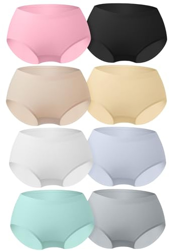 Soleurfe Girls Seamless Knickers Ice Silk Invisible Girls Pants