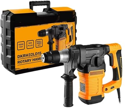 Martello Perforatore Multifunzionale Da 1500 W E 220 V Con BMC 6 Accessori Demolitore Elettrico Trapano A Percussione Robusto E Facile Da Usare